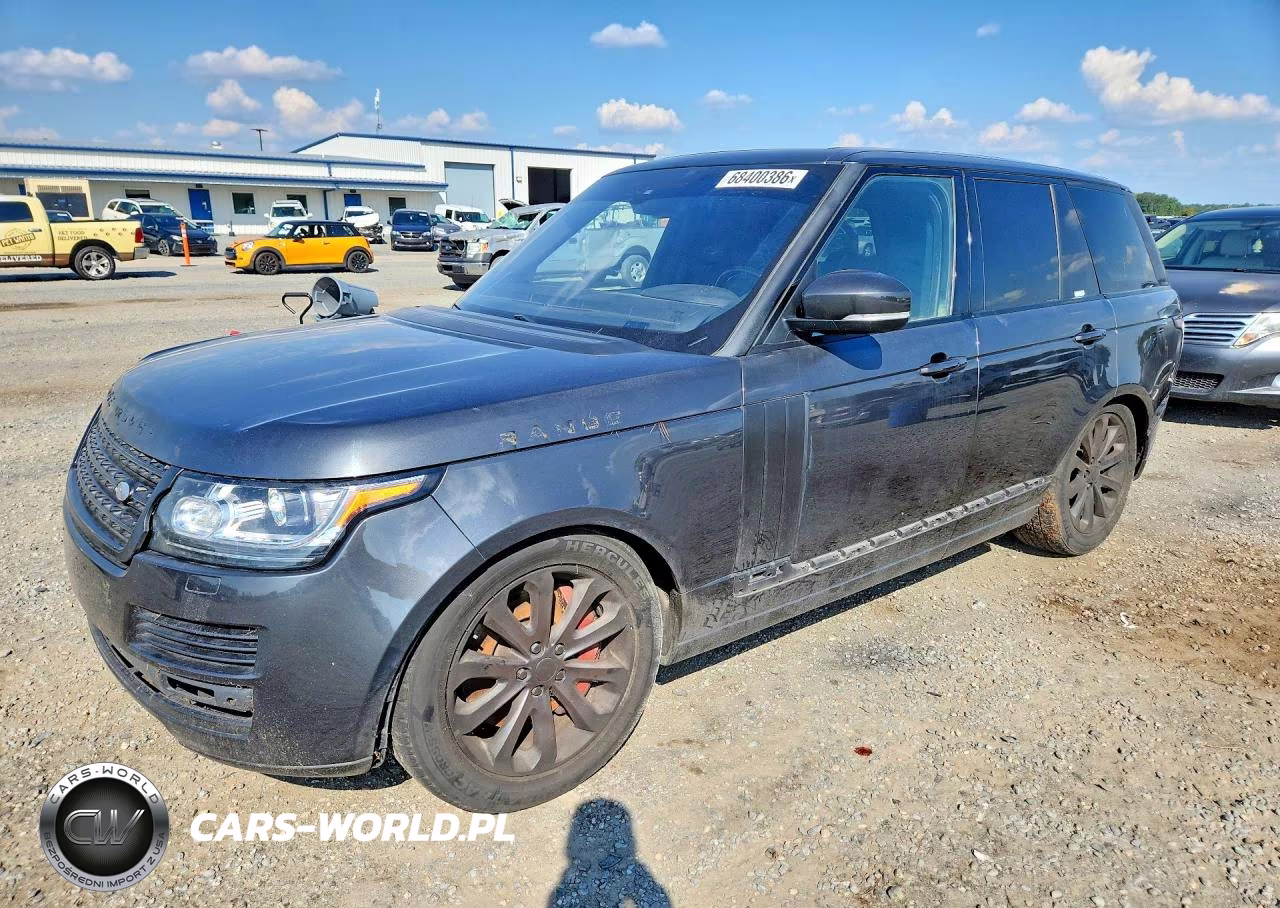 2016 Land Rover Range Rover Hse VIN:SALGS2PF3GA317590 - 1