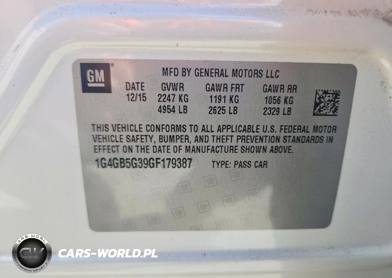 2016 Buick Lacrosse VIN:1G4GB5G39GF179387 - 12