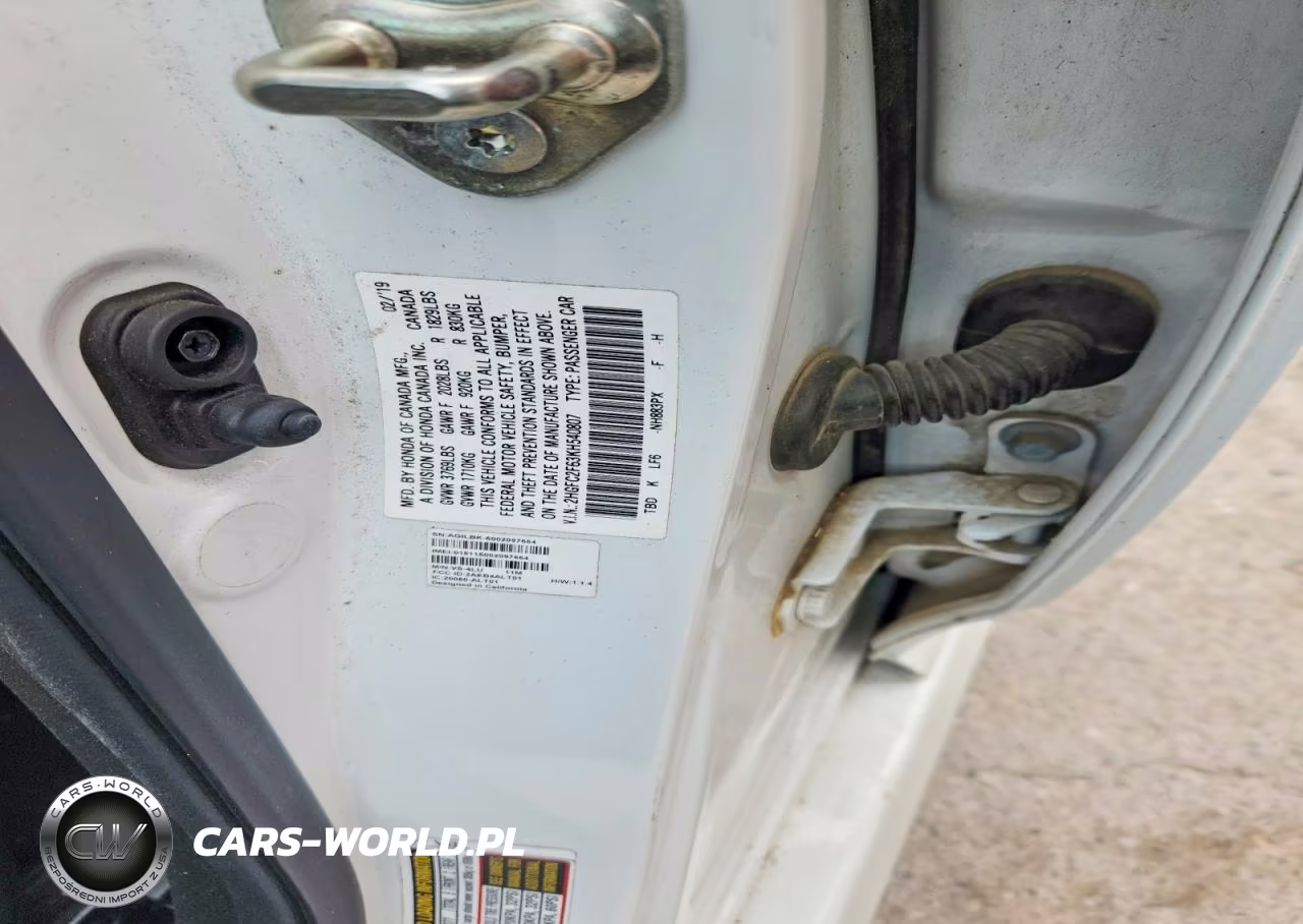 2019 Honda Civic Lx VIN:2HGFC2F63KH540807 - 12