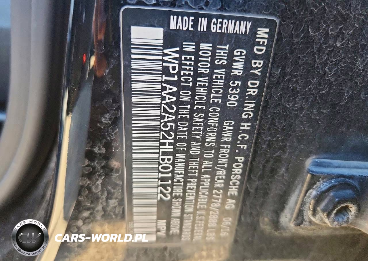 2017 Porsche Macan VIN:WP1AA2A52HLB01122 - 13