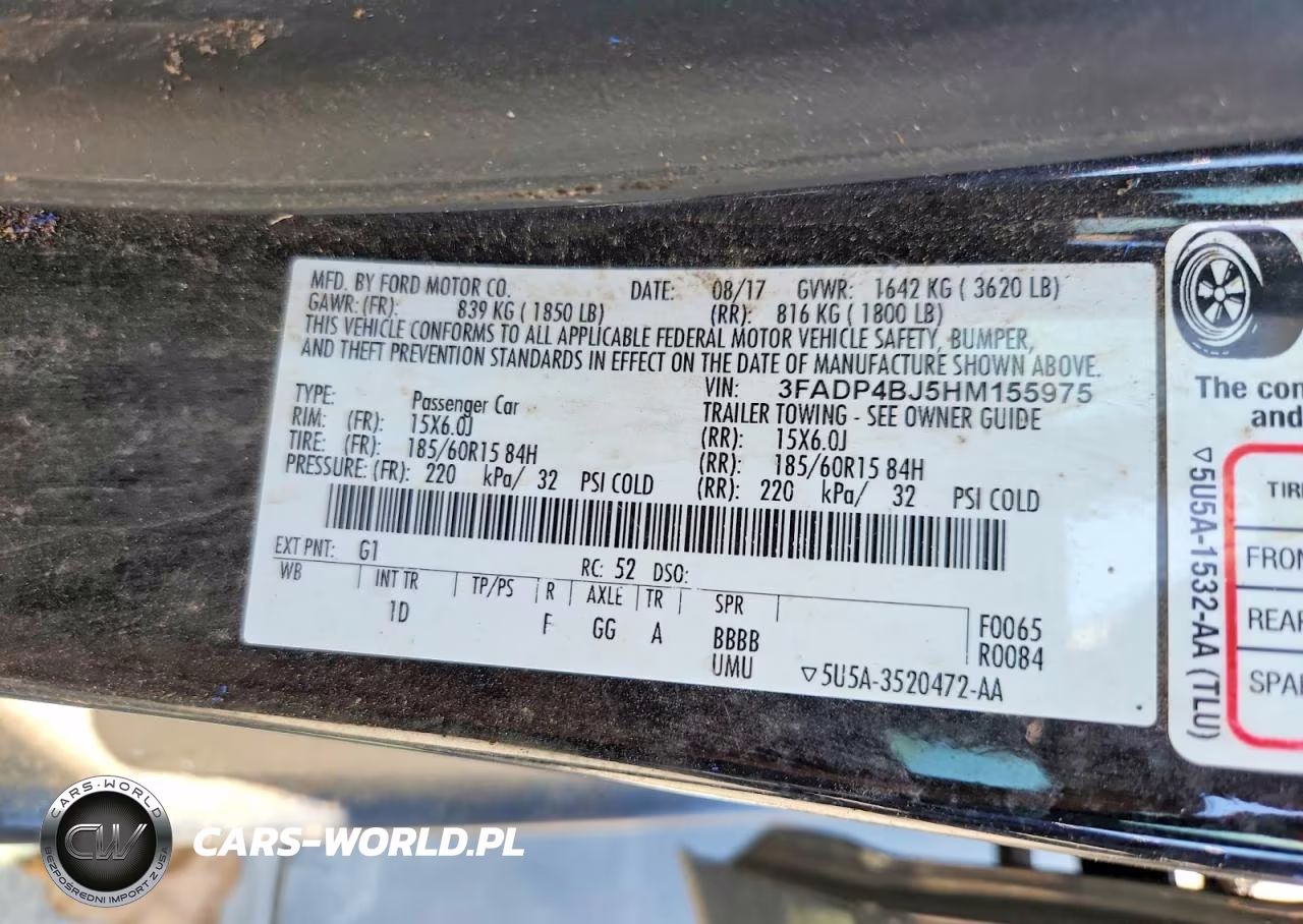 2017 Ford Fiesta Se VIN:3FADP4BJ5HM155975 - 13
