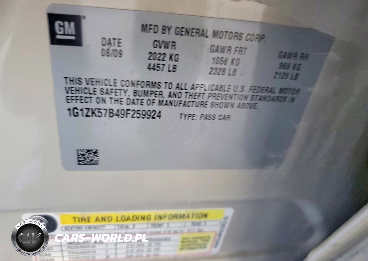 2009 Chevrolet Malibu Ltz VIN:1G1ZK57B49F259924 - 12