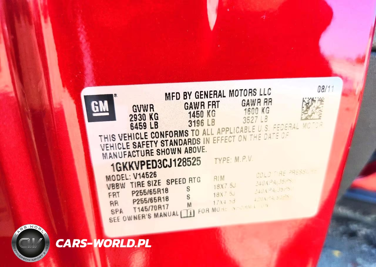 2012 GMC Acadia VIN:1GKKVPED3CJ128525 - 13