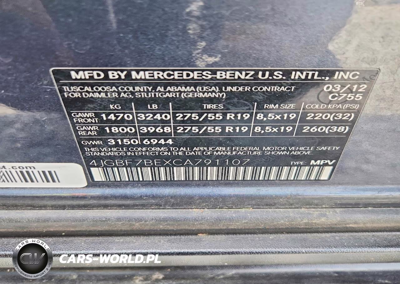 2012 Mercedes-Benz Gl 450 4Matic VIN:4JGBF7BEXCA791107 - 13