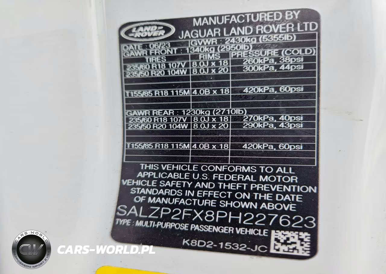 2023 Land Rover Range Rover Evoque Se VIN:SALZP2FX8PH227623 - 13
