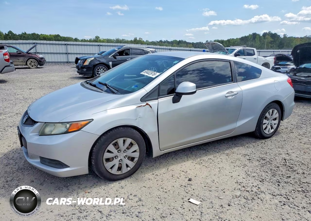 2012 Honda Civic Lx VIN:2HGFG3B52CH542900 - 1