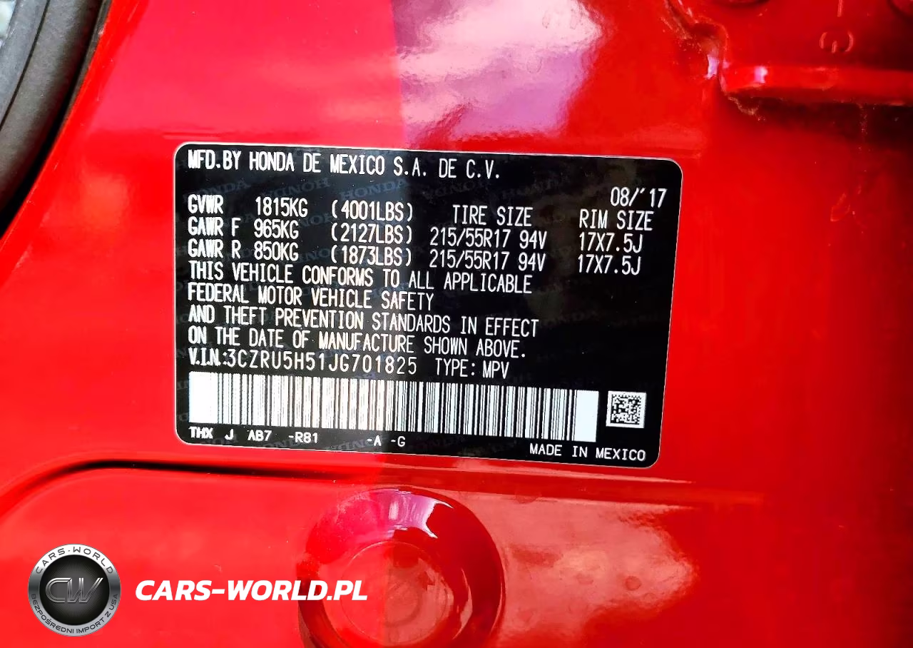 2018 Honda Hr-V Ex VIN:3CZRU5H51JG701825 - 13