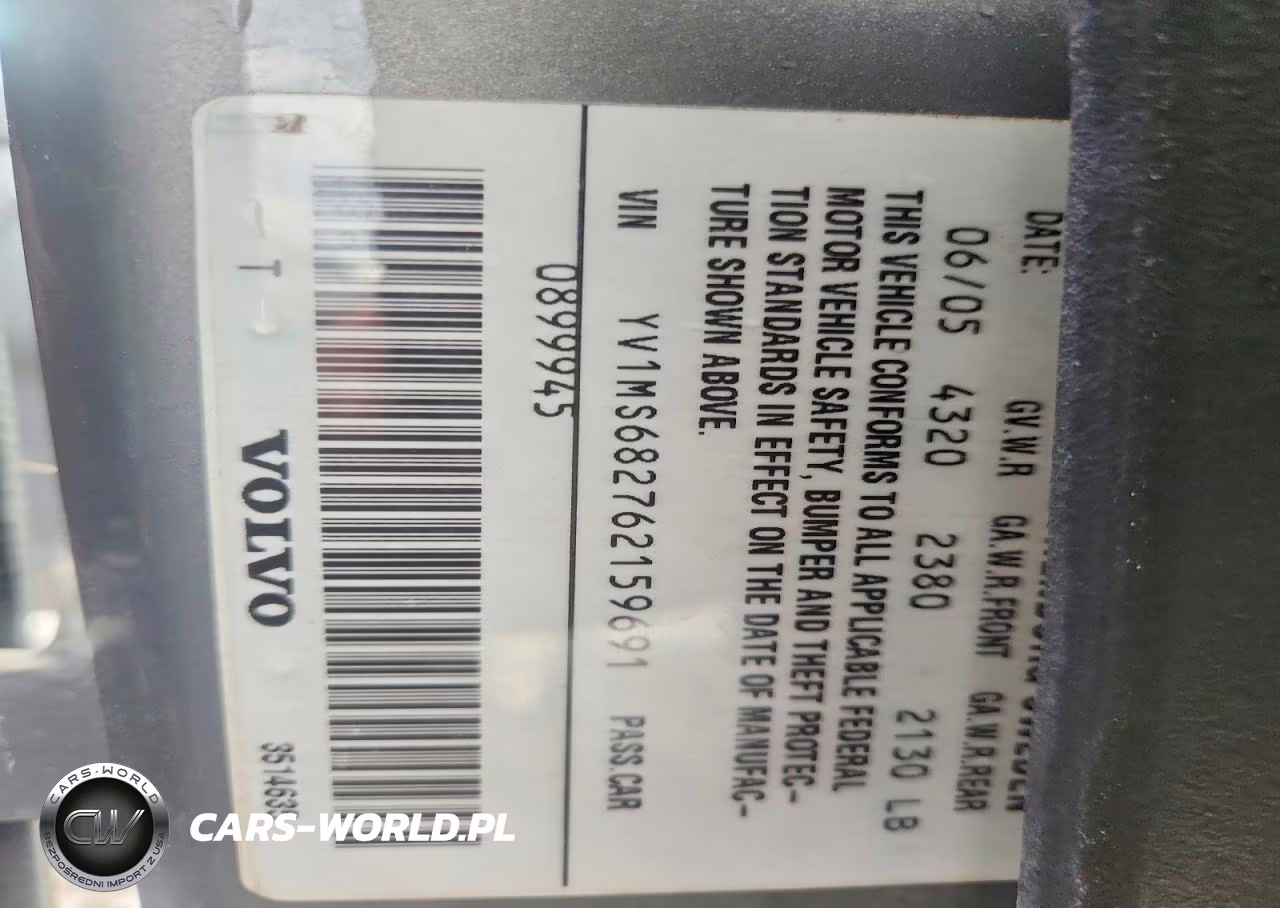 2006 Volvo S40 T5 VIN:YV1MS682762159691 - 12
