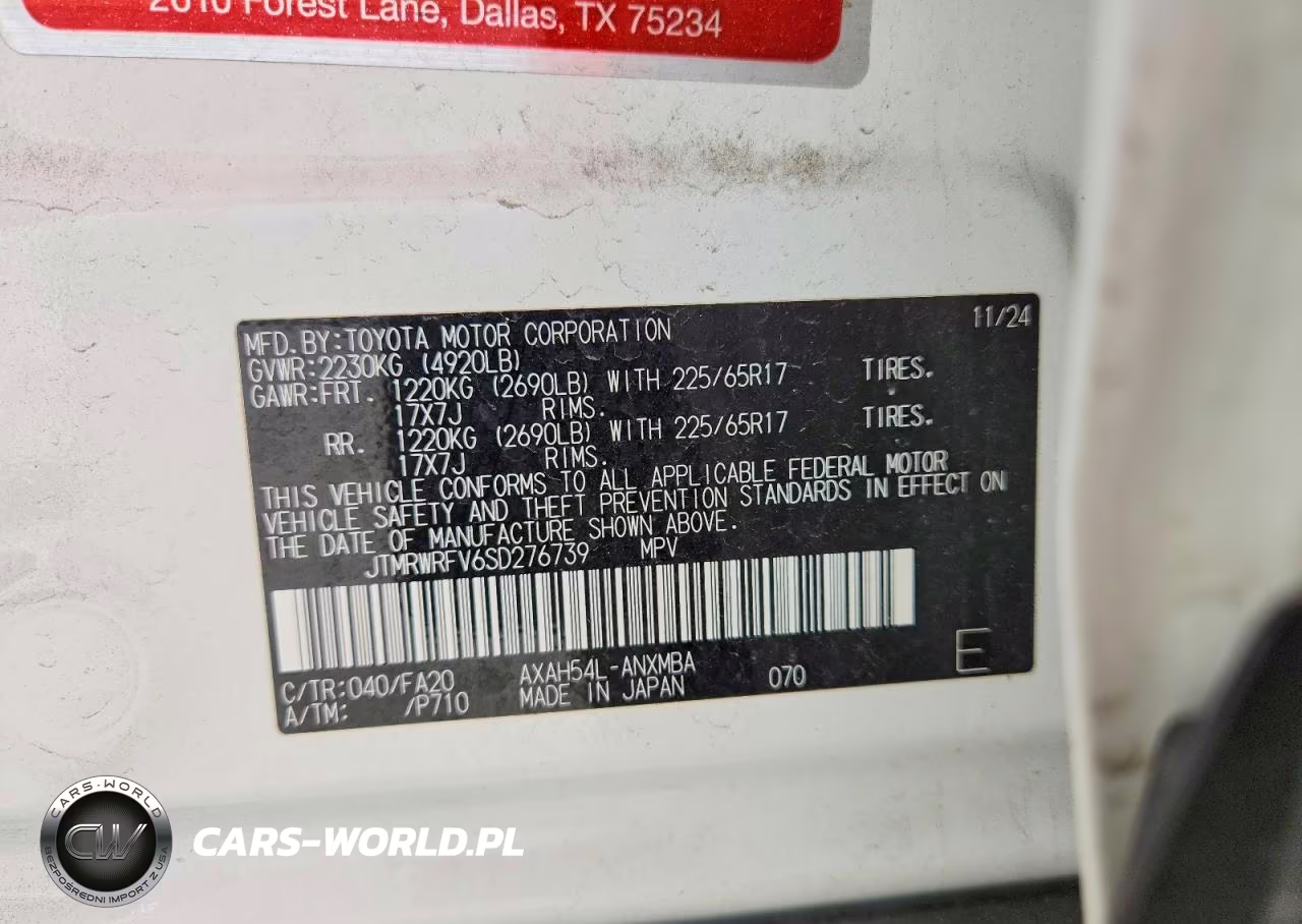 2025 Toyota Rav4 Hybrid Xle VIN:JTMRWRFV6SD276739 - 13
