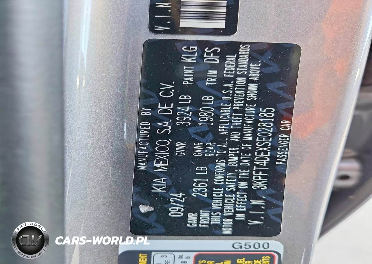 2025 Kia K4 Lxs VIN:3KPFT4DEXSE028185 - 13