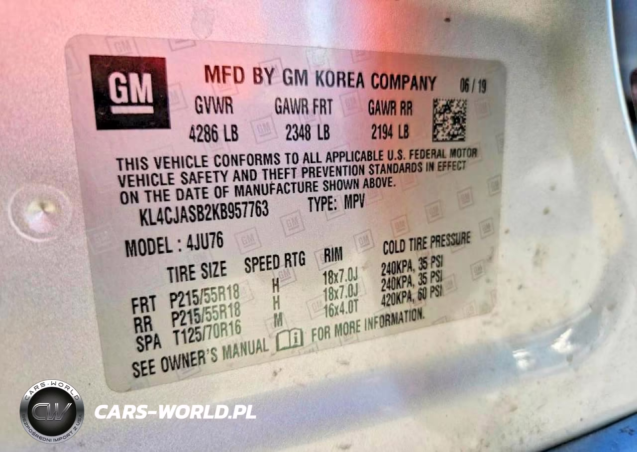 2019 Buick Encore Preferred VIN:KL4CJASB2KB957763 - 13
