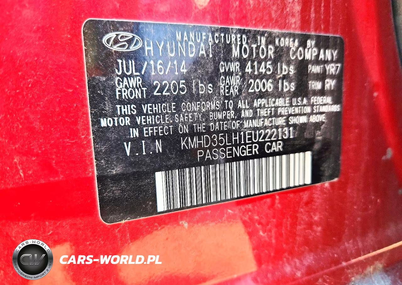 2014 Hyundai Elantra Gt Base VIN:KMHD35LH1EU222131 - 12