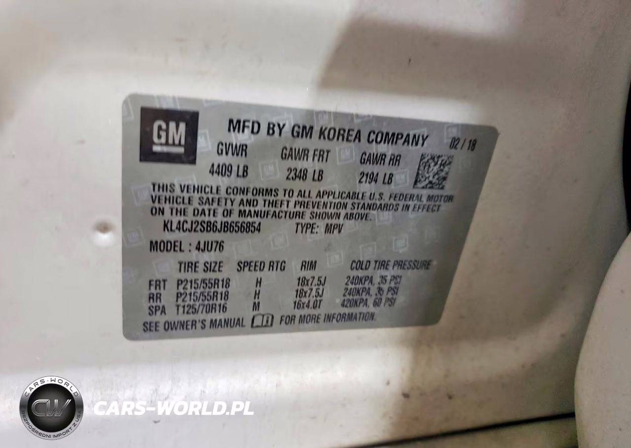 2018 Buick Encore Sport Touring VIN:KL4CJ2SB6JB656854 - 14