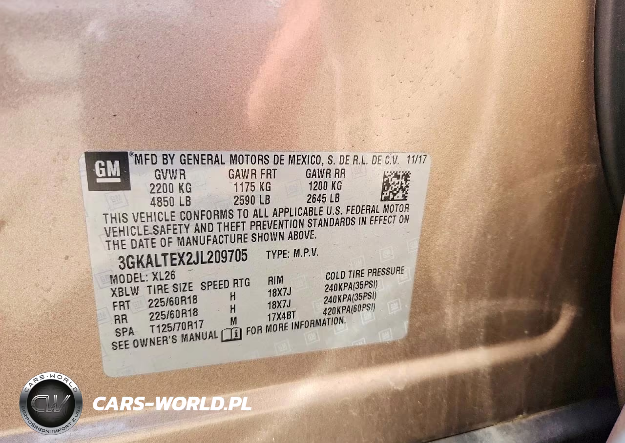 2018 GMC Terrain Sle VIN:3GKALTEX2JL209705 - 13