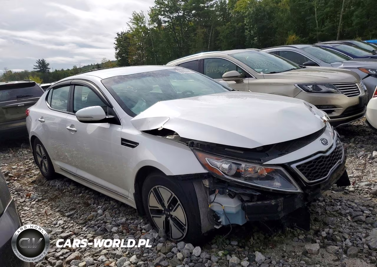 2012 Kia Optima Hybrid Lx VIN:KNAGM4AD7C5020195 - 4