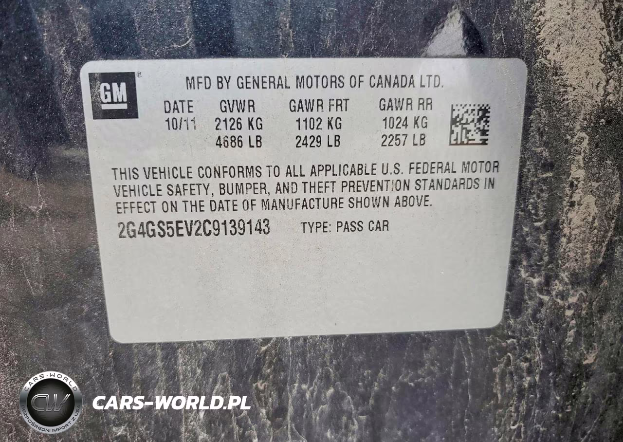 2012 Buick Regal Premium VIN:2G4GS5EV2C9139143 - 12