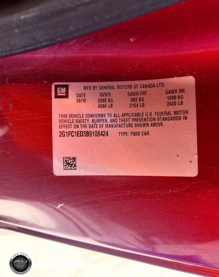 2011 Chevrolet Camaro Lt VIN:2G1FC1ED3B9108424 - 12
