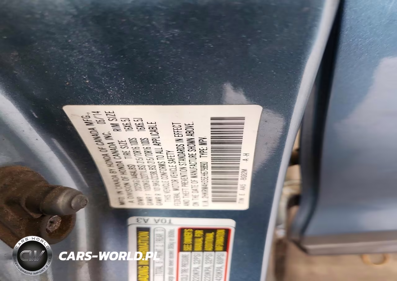 2014 Honda Cr-V Lx VIN:2HKRM4H35EH679890 - 13