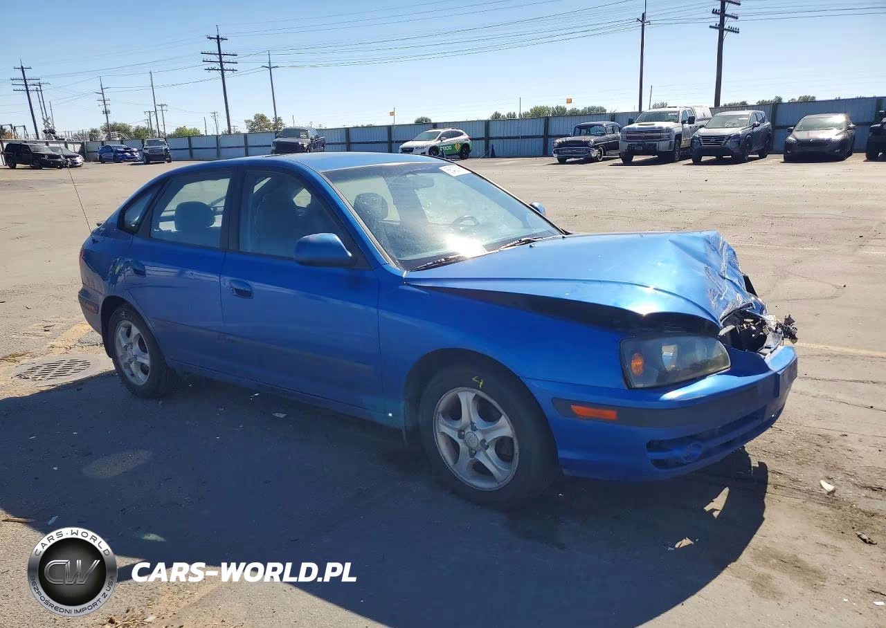 2005 Hyundai Elantra Gls VIN:KMHDN56D25U172360 - 4