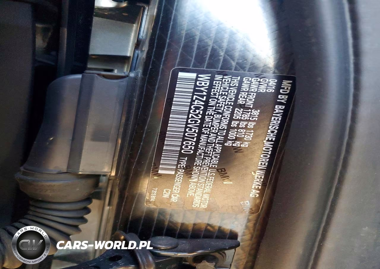 2016 BMW I3 Rex VIN:WBY1Z4C52GV507650 - 12
