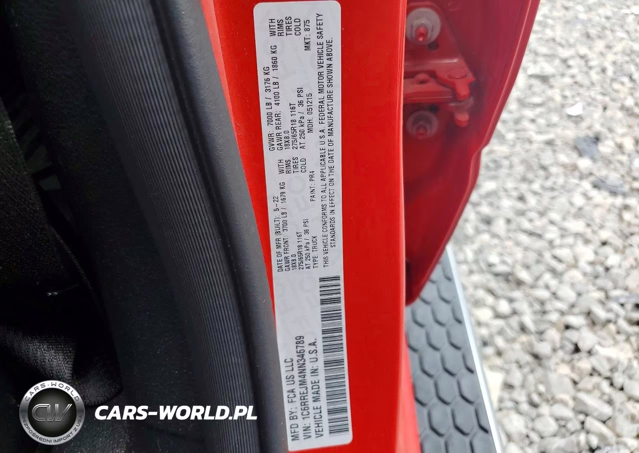 2022 Ram 1500 Laramie VIN:1C6RREJM4NN346789 - 12