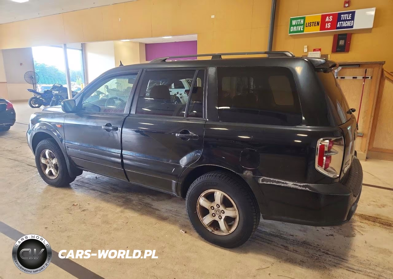 2007 Honda Pilot Ex VIN:2HKYF18427H523256 - 2