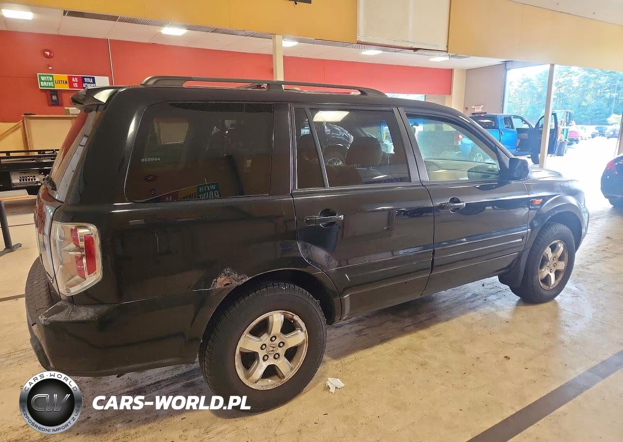 2007 Honda Pilot Ex VIN:2HKYF18427H523256 - 3
