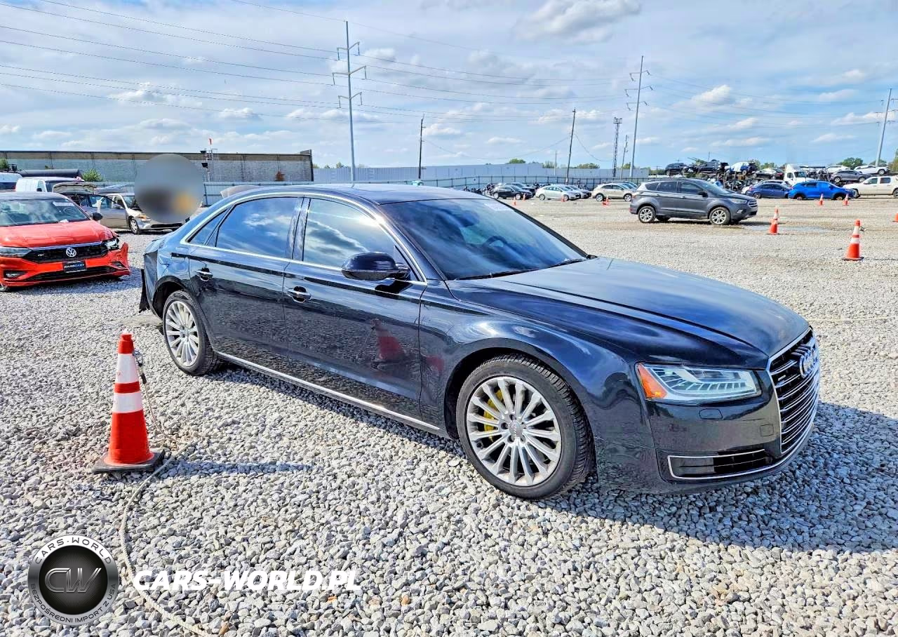 2015 Audi A8 L Quattro VIN:WAU3GAFD1FN013132 - 4