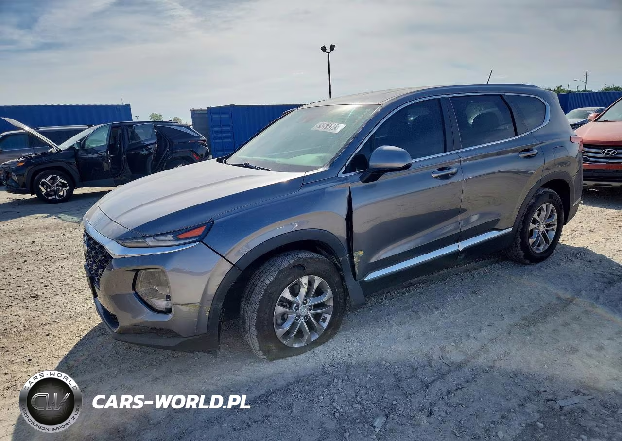 2019 Hyundai Santa Fe Se VIN:5NMS2CADXKH004677 - 1