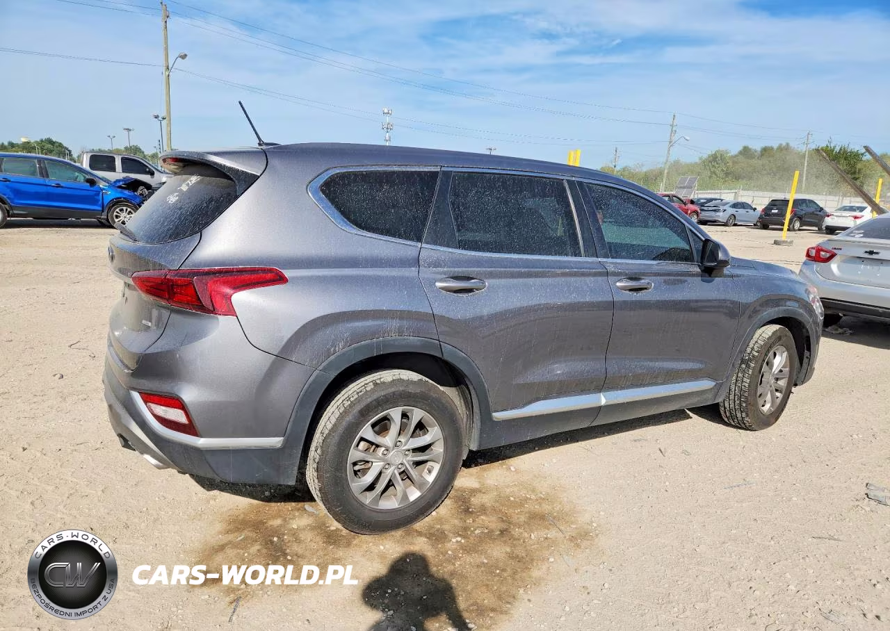 2019 Hyundai Santa Fe Se VIN:5NMS2CADXKH004677 - 3