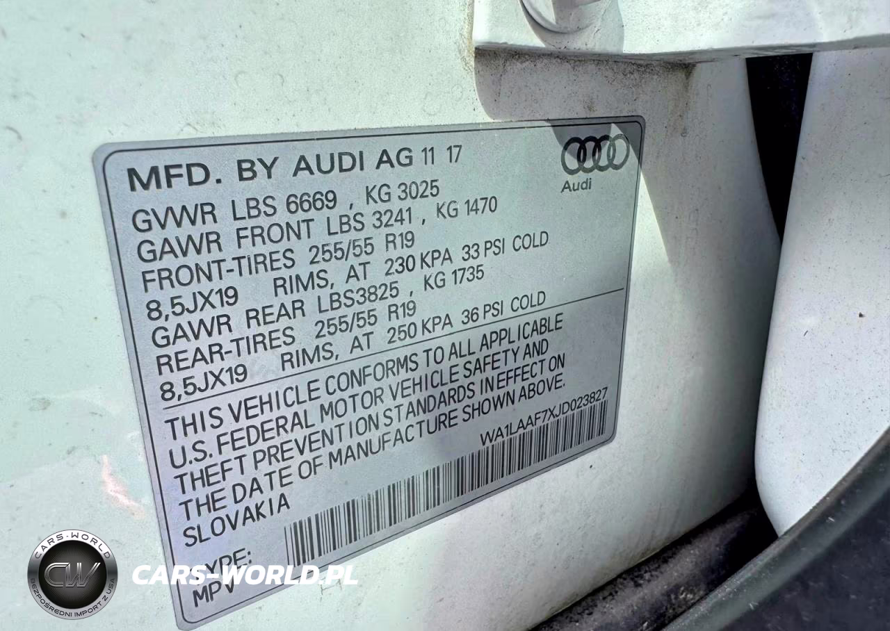 2018 Audi Q7 Premium Plus VIN:WA1LAAF7XJD023827 - 14
