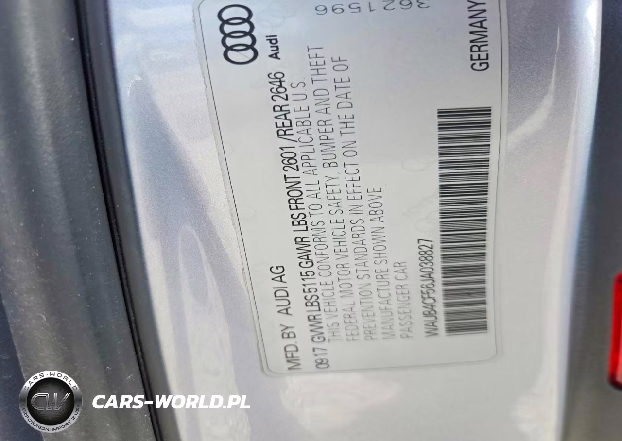 2018 Audi S5 Premium Plus VIN:WAUB4CF56JA038827 - 12