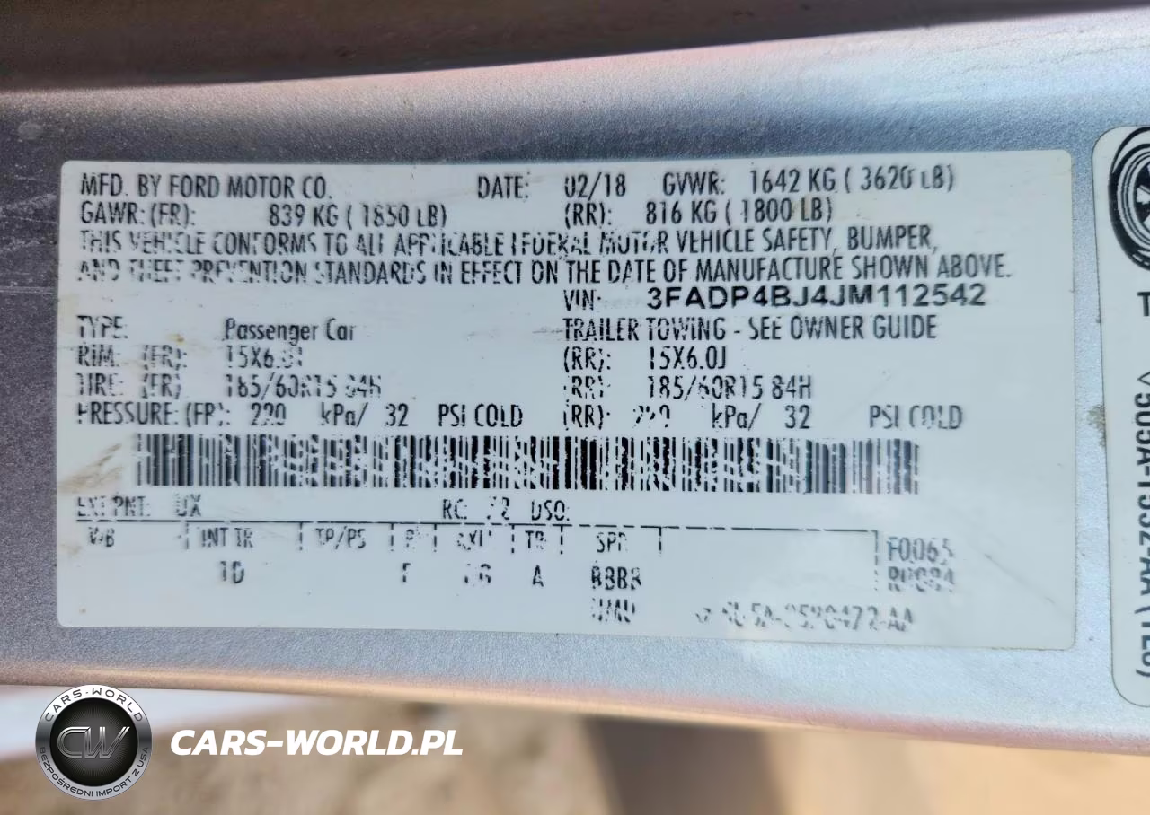 2018 Ford Fiesta Se VIN:3FADP4BJ4JM112542 - 13