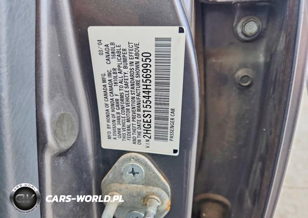 2004 Honda Civic Lx VIN:2HGES15544H569950 - 13