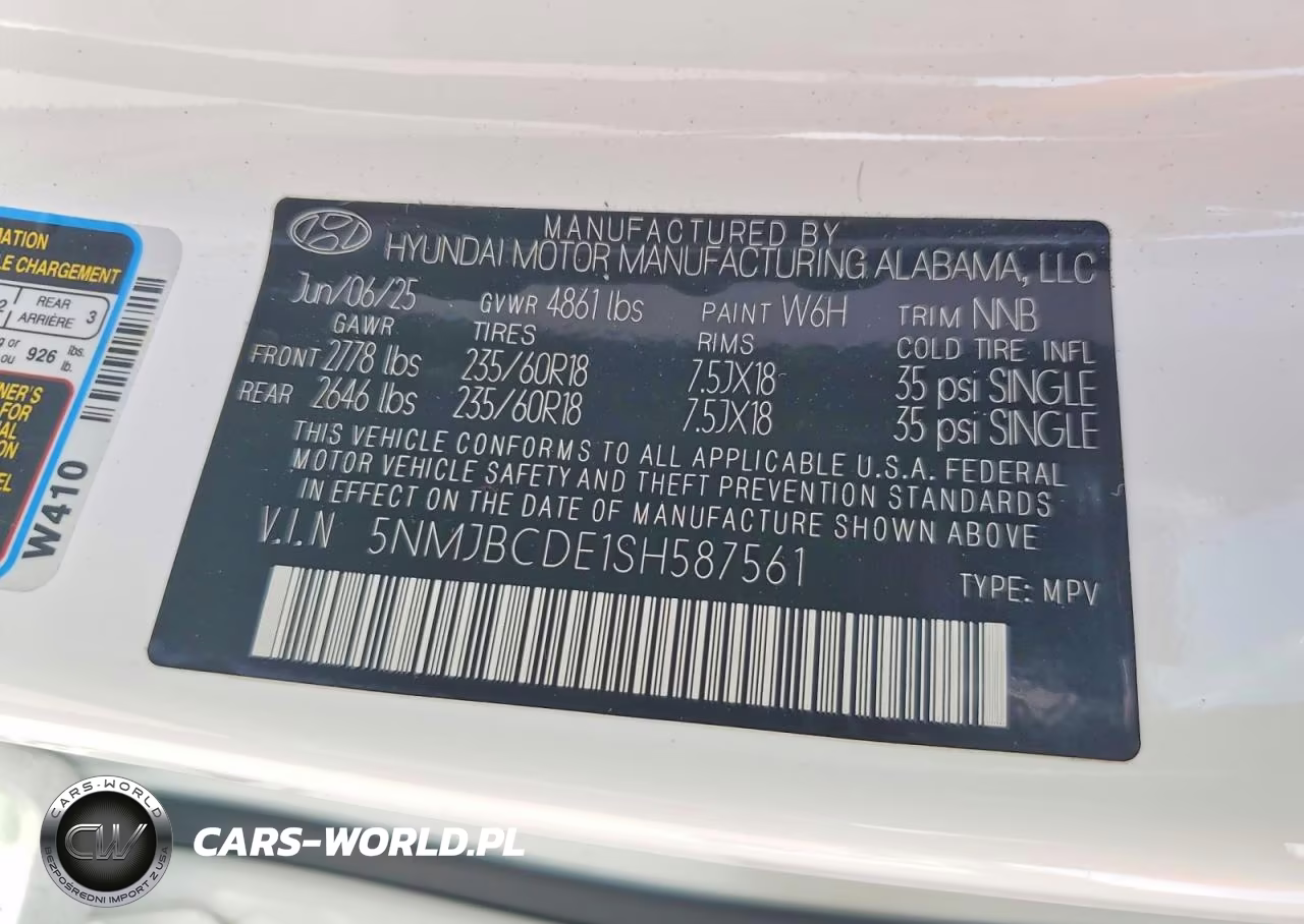 2025 Hyundai Tucson Sel VIN:5NMJBCDE1SH587561 - 14