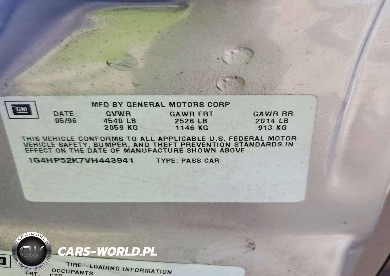 1997 Buick Lesabre Custom VIN:1G4HP52K7VH443941 - 12