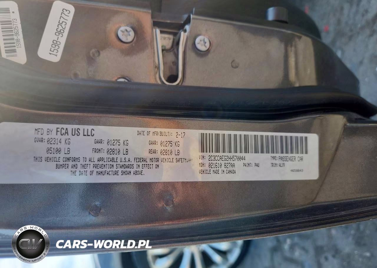 2017 Chrysler 300C VIN:2C3CCAEG2HH570044 - 12