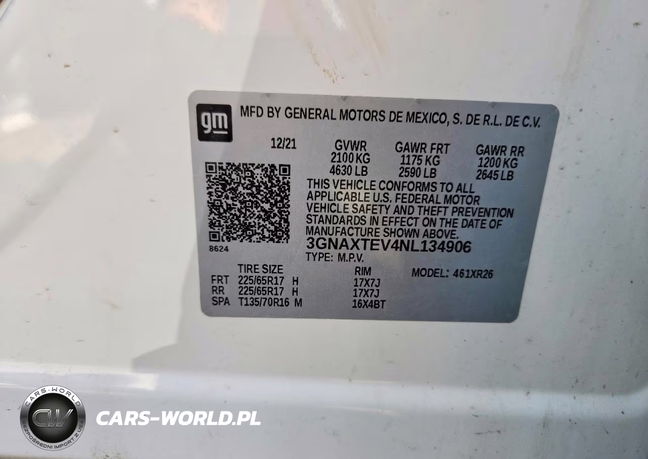 2022 Chevrolet Equinox Lt VIN:3GNAXTEV4NL134906 - 13