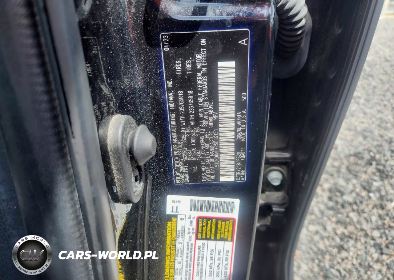 2023 Toyota Highlander Le VIN:5TDKDRAHXPS036131 - 13