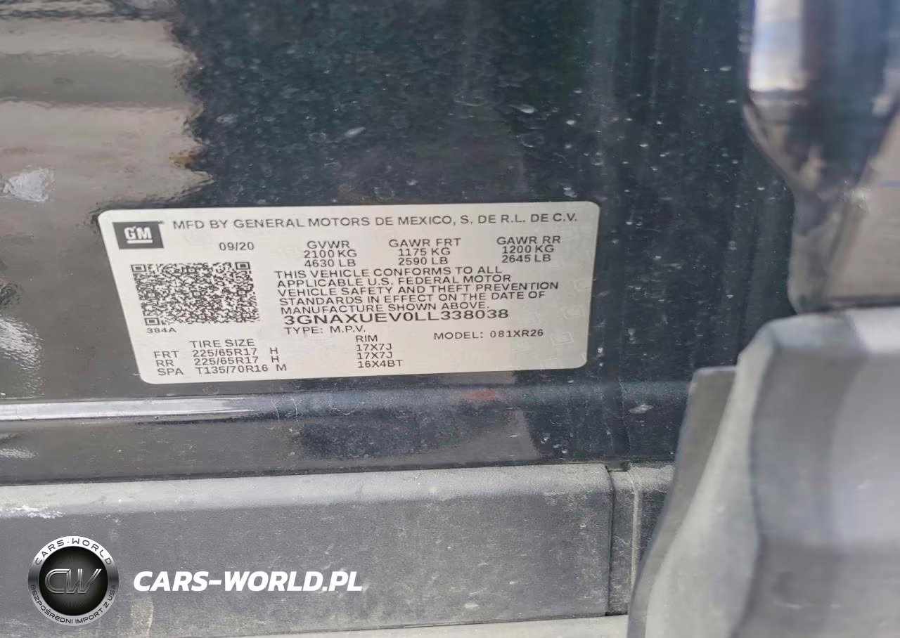 2020 Chevrolet Equinox Lt VIN:3GNAXUEV0LL338038 - 13