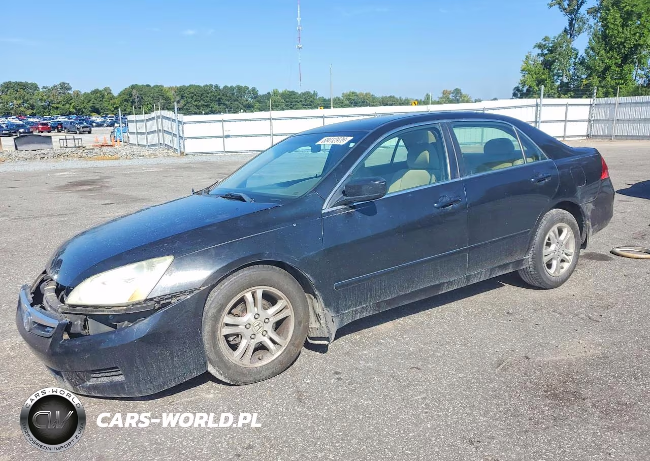 2007 Honda Accord Se VIN:1HGCM56317A134537 - 1