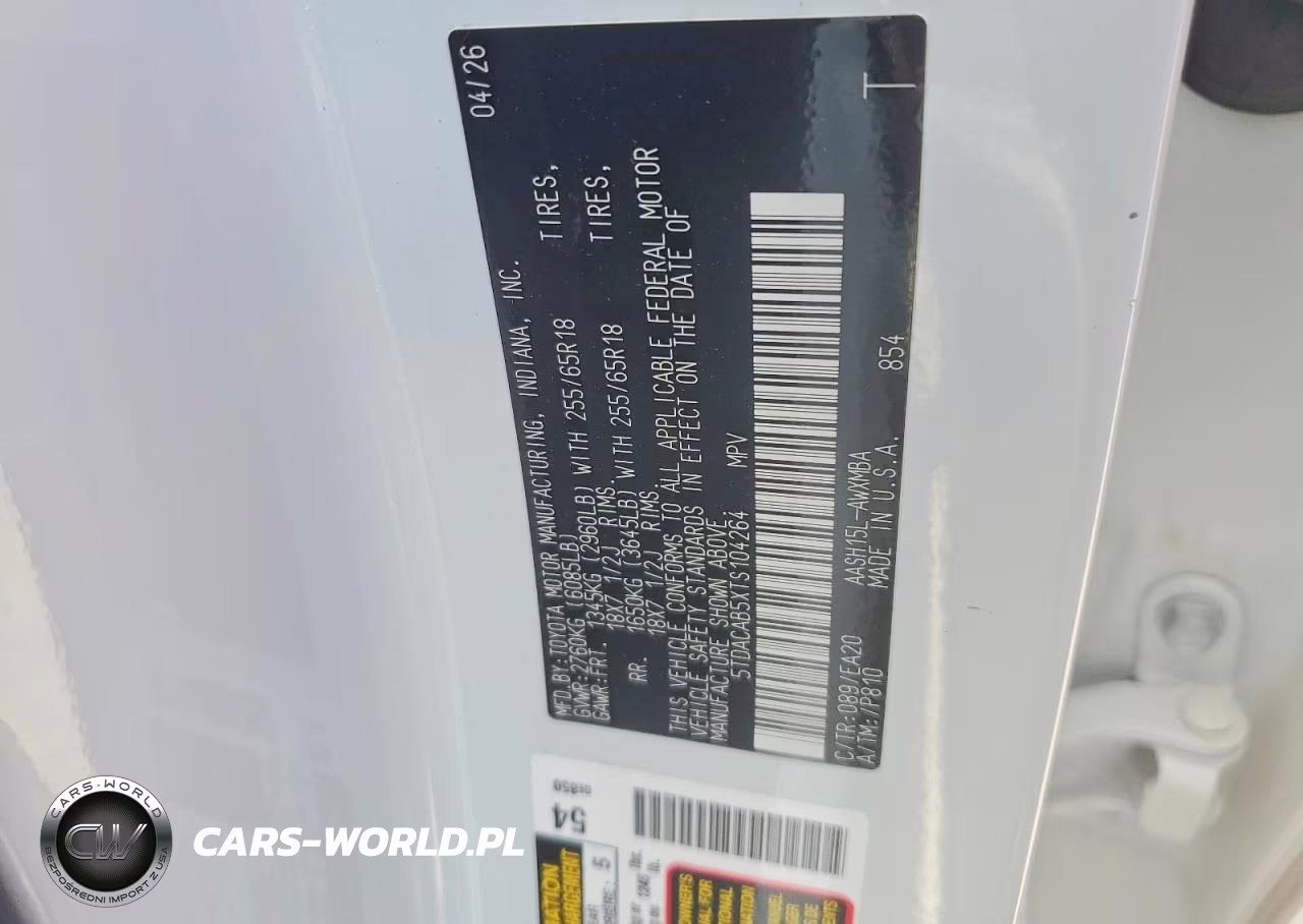2026 Toyota Grand Highlander Hybrid Xle VIN:5TDACAB5XTS104264 - 13