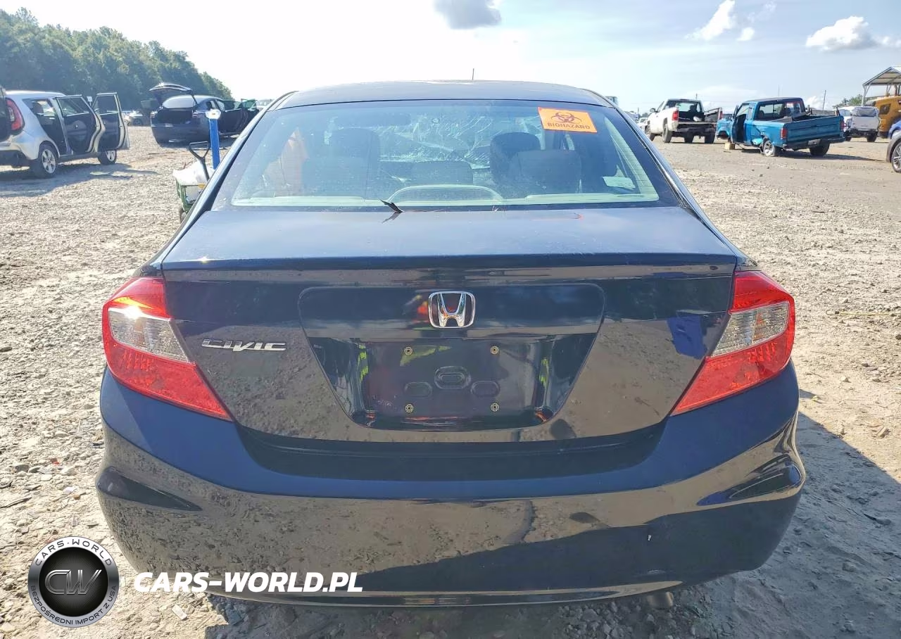 2012 Honda Civic Ex VIN:19XFB2F81CE038376 - 6