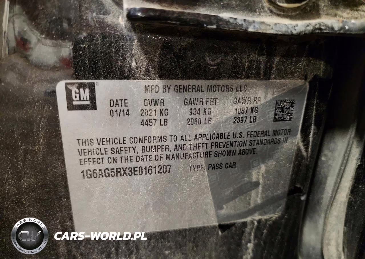 2014 Cadillac Ats VIN:1G6AG5RX3E0161207 - 12
