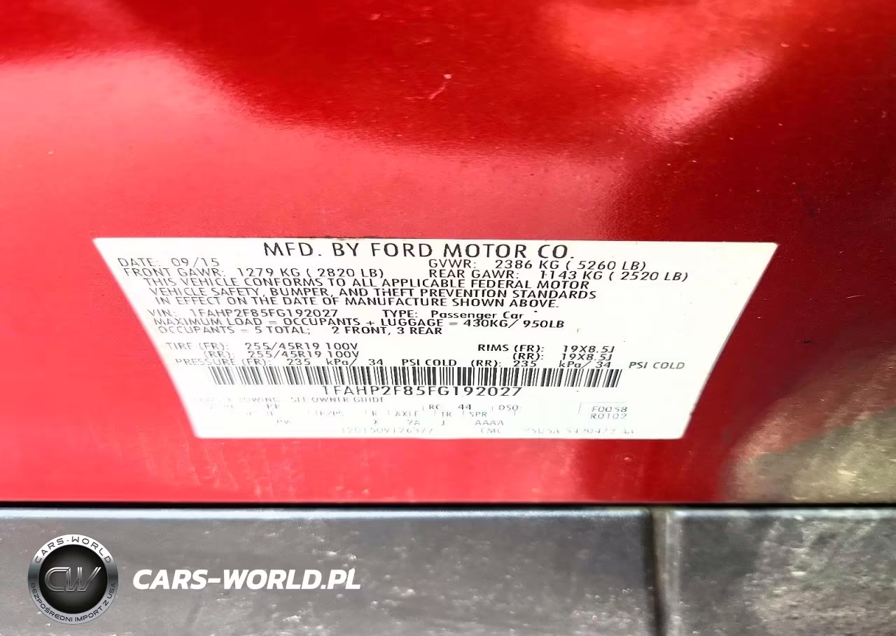 2015 Ford Taurus Limited VIN:1FAHP2F85FG192027 - 12