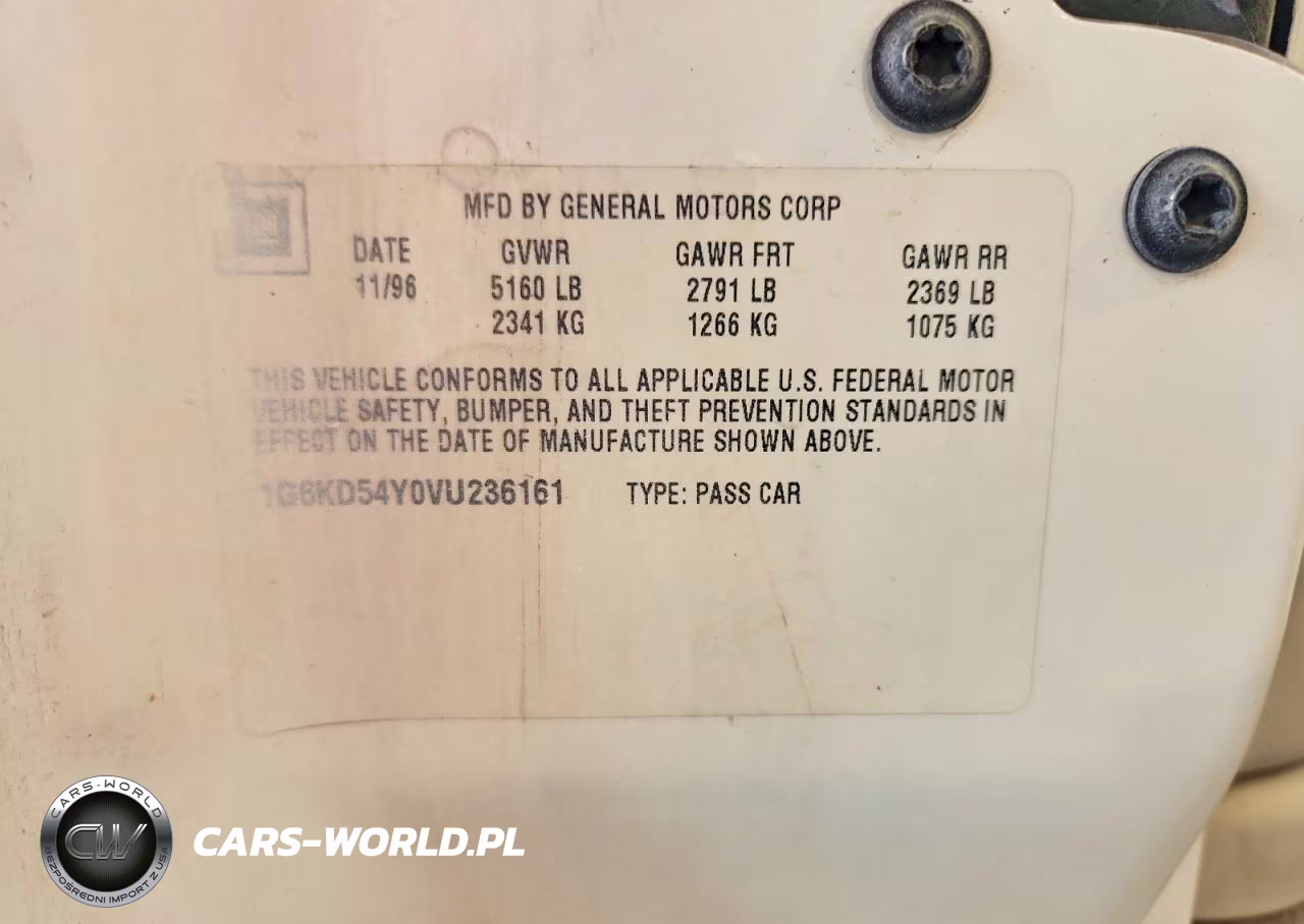 1997 Cadillac Deville VIN:1G6KD54Y0VU236161 - 12