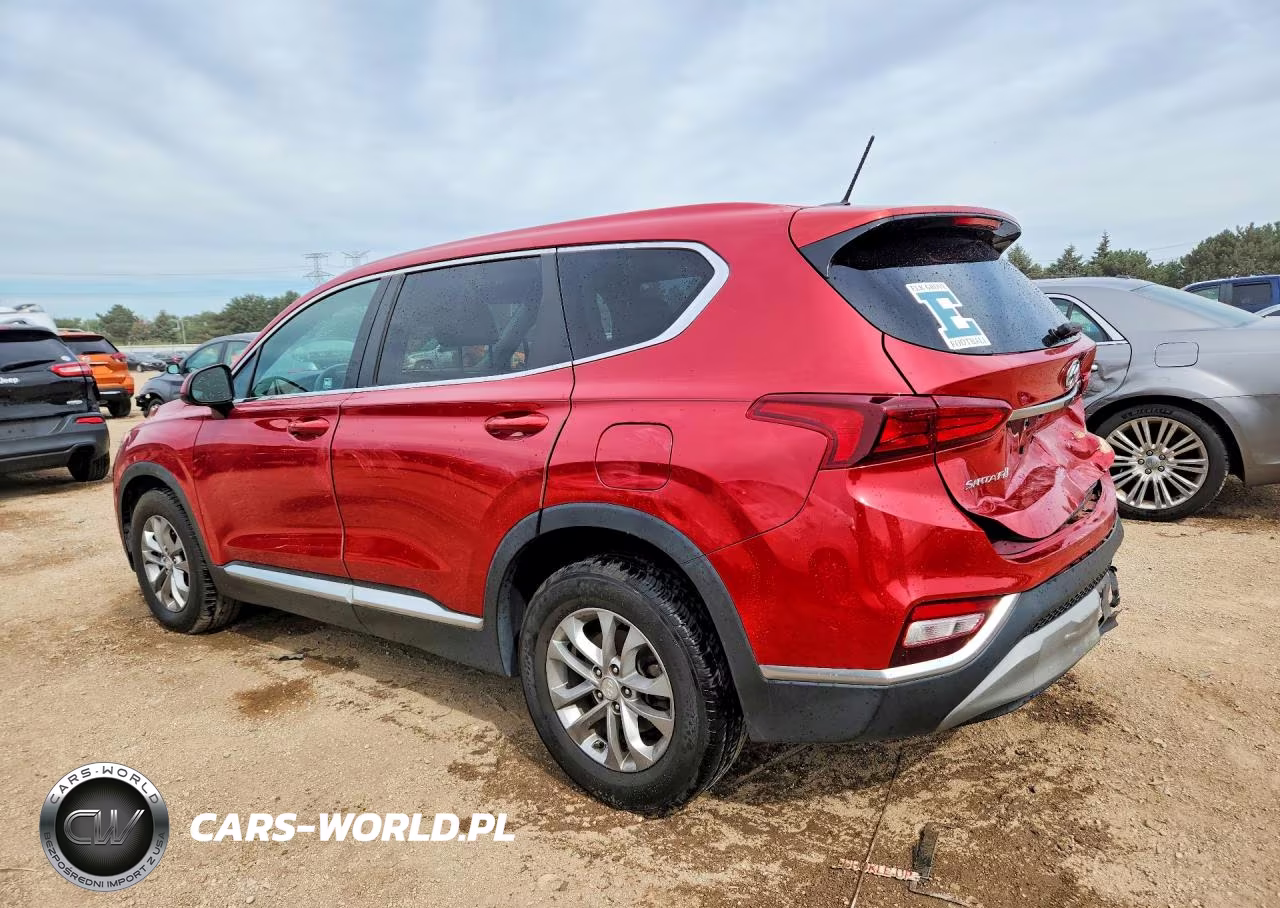 2019 Hyundai Santa Fe Se VIN:5NMS23AD9KH034883 - 2