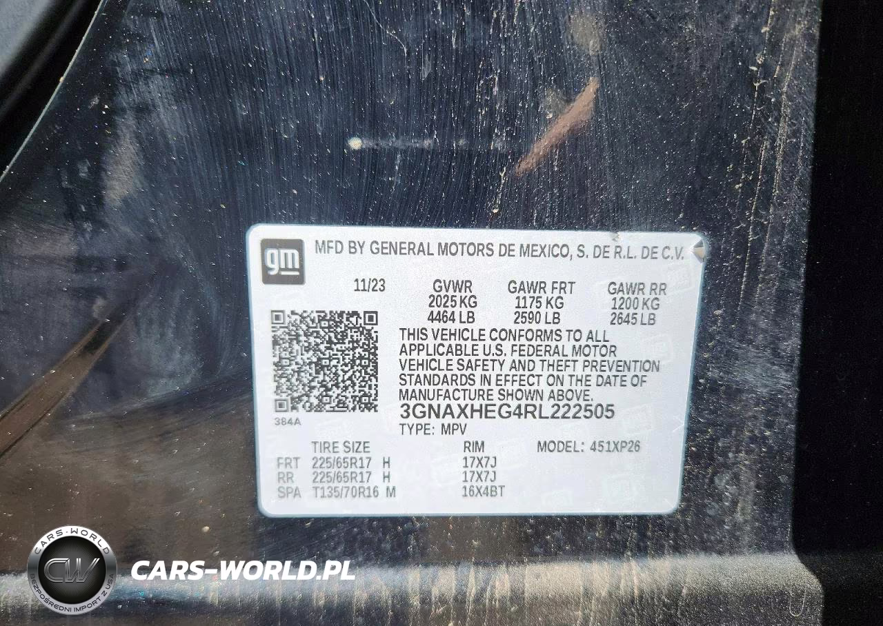 2024 Chevrolet Equinox Ls VIN:3GNAXHEG4RL222505 - 12