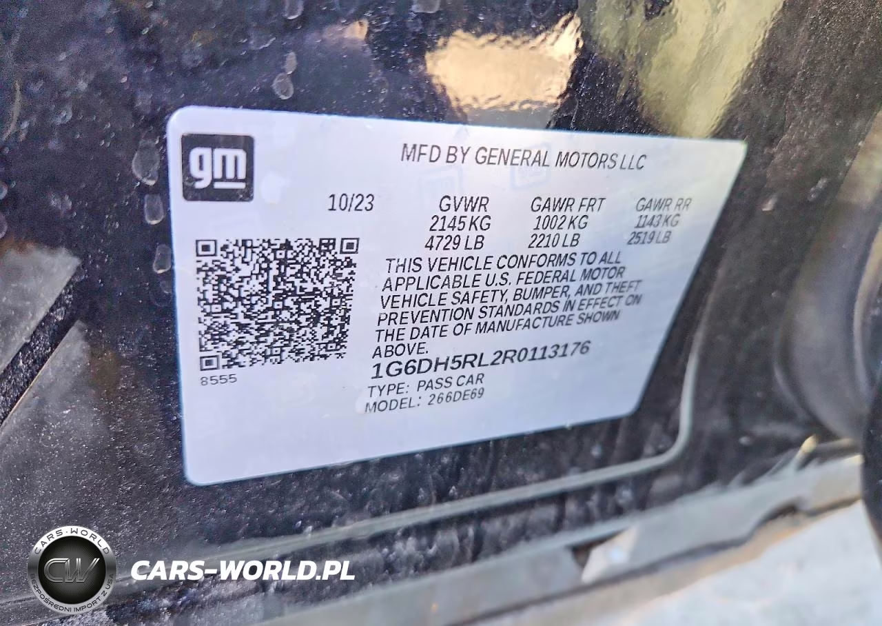 2024 Cadillac Ct4-V V-Series VIN:1G6DH5RL2R0113176 - 13