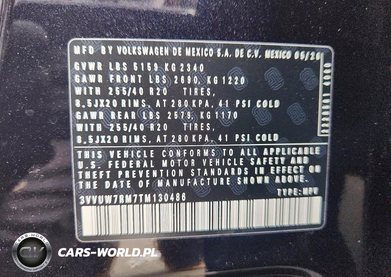 2026 Volkswagen Tiguan Sel R-Line Turbo VIN:3VVUW7RM7TM130486 - 13